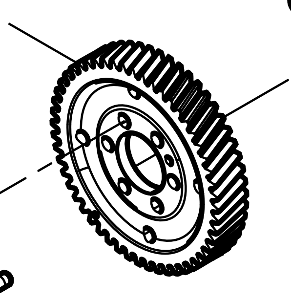 15050750L Fuel Injection Pump Gear Baudouin High Quality OEM