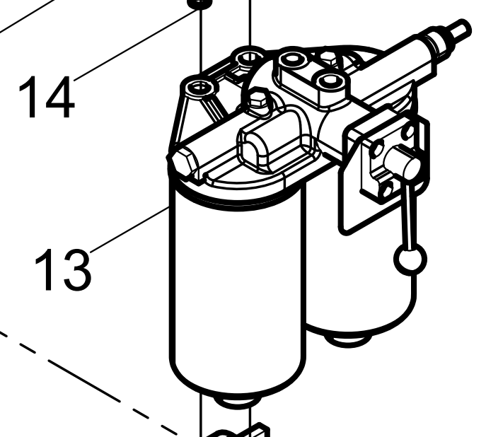 1000422394 Fuel Filter Baudouin High Quality OEM