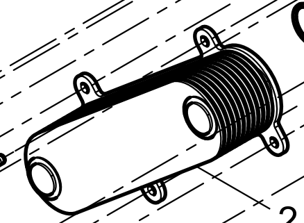 612630010050 Oil Cooler Baudouin High Quality OEM