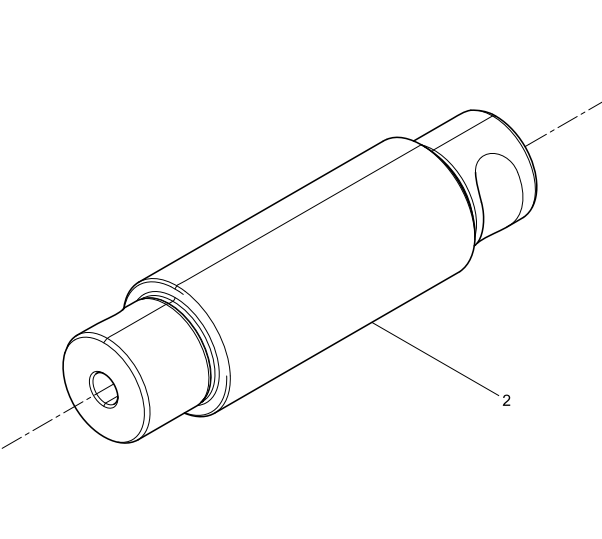 331002000394 Rocker Arm Shaft Baudouin High Quality OEM