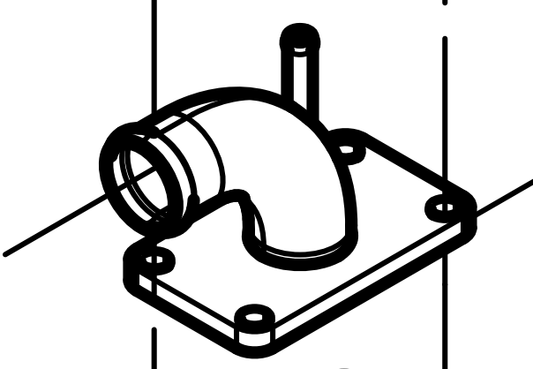 612630110999 Water Pipe Connector Baudouin High Quality OEM