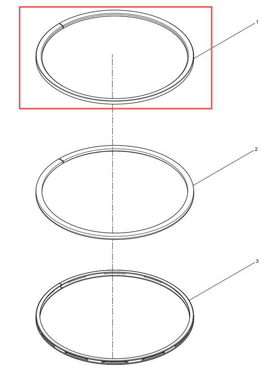 612700020005 Keystone Barrel Ring Baudouin High Quality OEM