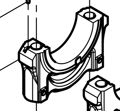 331001000205 Thrust Bearing Cover Baudouin High Quality OEM