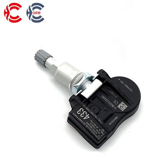 OEM: 103460200AMaterial: ABS MetalColor: Black SilverOrigin: Made in ChinaWeight: 200gPacking List: 1* Tire Pressure Monitoring System TPMS Sensor More ServiceWe can provide OEM Manufacturing serviceWe can Be your one-step solution for Auto PartsWe can provide technical scheme for you Feel Free to Contact Us, We will get back to you as soon as possible.