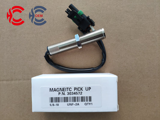 OEM: 3034572Material: ABS MetalColor: black silver goldenOrigin: Made in ChinaWeight: 100gPacking List: 1* Tachometric Transducer Magnetic Pick Up More ServiceWe can provide OEM Manufacturing serviceWe can Be your one-step solution for Auto PartsWe can provide technical scheme for you Feel Free to Contact Us, We will get back to you as soon as possible.