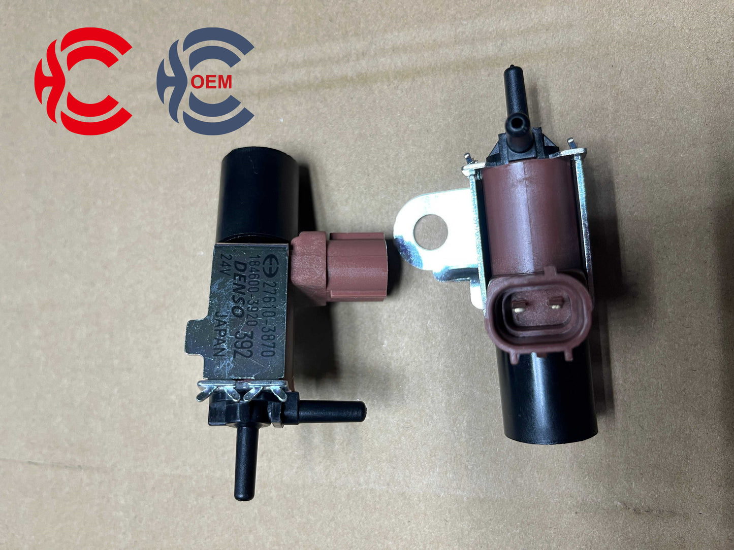 OEM: 27610-3870 184600-3920 Material: ABS Color: black Origin: Made in China Weight: 150g Packing List: 1* VNT Solenoid Valve More Service We can provide OEM Manufacturing service We can Be your one-step solution for Auto Parts We can provide technical scheme for you Feel Free to Contact Us, We will get back to you as soon as possible.