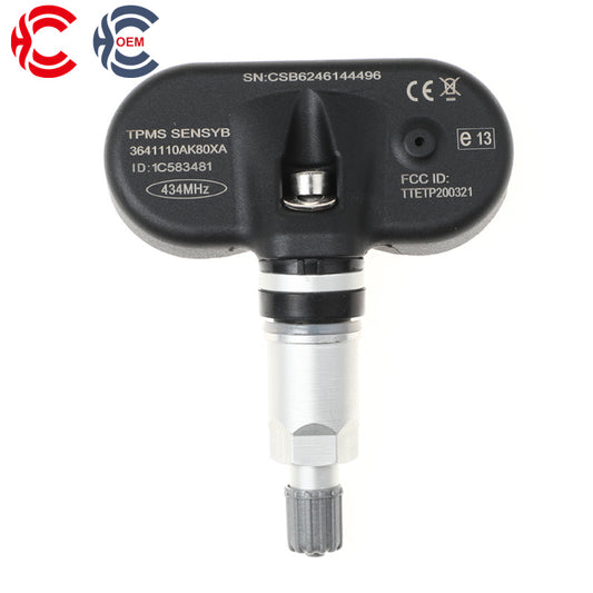 OEM: 3641110AK80XAMaterial: ABS MetalColor: Black SilverOrigin: Made in ChinaWeight: 200gPacking List: 1* Tire Pressure Monitoring System TPMS Sensor More ServiceWe can provide OEM Manufacturing serviceWe can Be your one-step solution for Auto PartsWe can provide technical scheme for you Feel Free to Contact Us, We will get back to you as soon as possible.