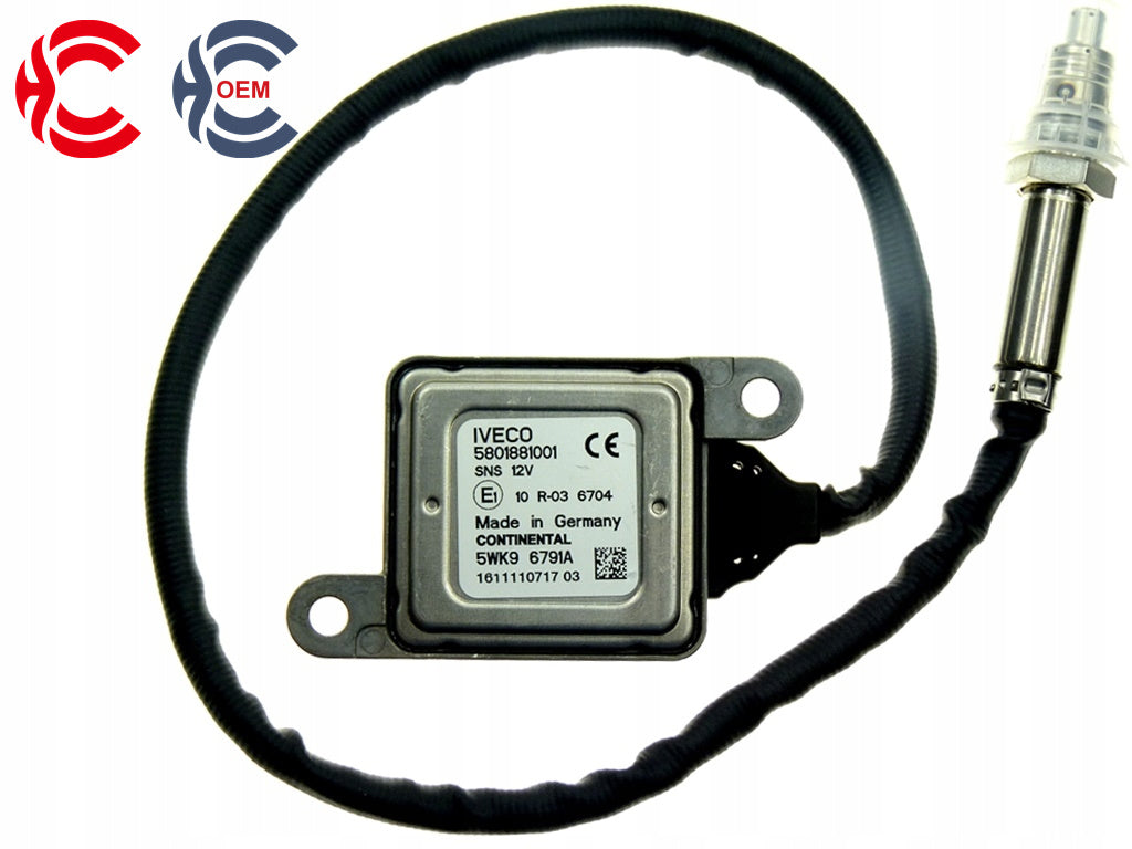 OEM: 5WK9 6791A 5801881001Material: ABS metalColor: black silverOrigin: Made in ChinaWeight: 400gPacking List: 1* Nitrogen oxide sensor NOx More ServiceWe can provide OEM Manufacturing serviceWe can Be your one-step solution for Auto PartsWe can provide technical scheme for you Feel Free to Contact Us, We will get back to you as soon as possible.