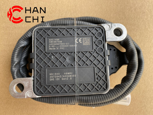 OEM: 5WK96749B 2872942 12VMaterial: ABS metalColor: black silverOrigin: Made in ChinaWeight: 400gPacking List: 1* Nitrogen oxide sensor NOx More ServiceWe can provide OEM Manufacturing serviceWe can Be your one-step solution for Auto PartsWe can provide technical scheme for you Feel Free to Contact Us, We will get back to you as soon as possible.