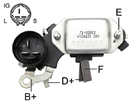 OEM: 352-060 05-012 L225-8315 233893 23431 VR-H2000-29B IH253V LR235-402Material: ABS MetalColor: Black SilverOrigin: Made in China, OEM for BOSCH, DENSO, BorgWarner, Valeo.Weight: 200gPacking List: 100* Voltage Regulator More ServiceWe can provide OEM Manufacturing serviceWe can Be your one-step solution for Auto PartsWe can provide technical scheme for you Feel Free to Contact Us, We will get back to you as soon as possible.