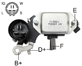 OEM: 352-050 05-011 L170G-1315 137841 12273 VR-H2000-40 IH254V LR170-420Material: ABS MetalColor: Black SilverOrigin: Made in China, OEM for BOSCH, DENSO, BorgWarner, Valeo.Weight: 200gPacking List: 100* Voltage Regulator More ServiceWe can provide OEM Manufacturing serviceWe can Be your one-step solution for Auto PartsWe can provide technical scheme for you Feel Free to Contact Us, We will get back to you as soon as possible.