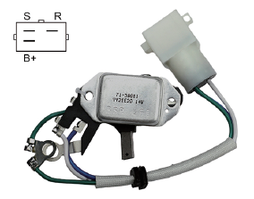 OEM: 353-020 05-027 14648 14649 14731 IH204 LR140-112 LR140-131Material: ABS MetalColor: Black SilverOrigin: Made in China, OEM for BOSCH, DENSO, BorgWarner, Valeo.Weight: 200gPacking List: 100* Voltage Regulator More ServiceWe can provide OEM Manufacturing serviceWe can Be your one-step solution for Auto PartsWe can provide technical scheme for you Feel Free to Contact Us, We will get back to you as soon as possible.