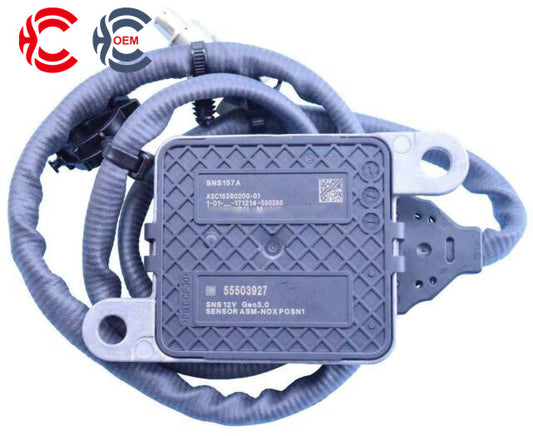OEM: SNS 157A 55503927Material: ABS metalColor: black silverOrigin: Made in ChinaWeight: 400gPacking List: 1* Nitrogen oxide sensor NOx More ServiceWe can provide OEM Manufacturing serviceWe can Be your one-step solution for Auto PartsWe can provide technical scheme for you Feel Free to Contact Us, We will get back to you as soon as possible.