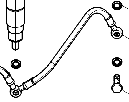 1000988170 Fuel Return Pipe Baudouin High Quality OEM