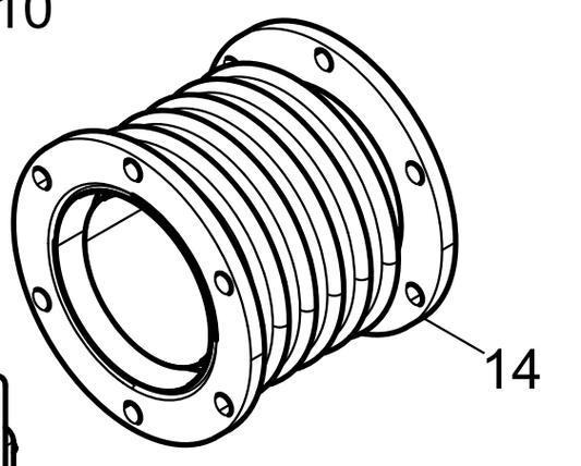612700110042 Expansion Pipe Baudouin High Quality OEM