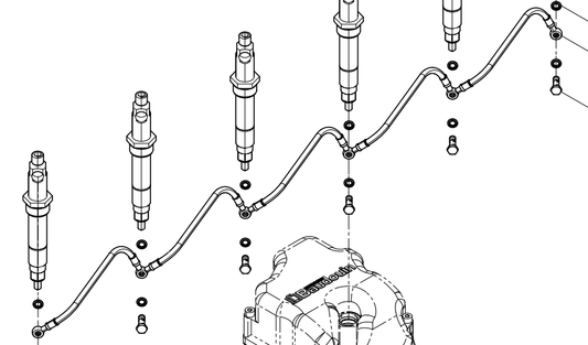 1000988168 Fuel Return Pipe Assembly Baudouin High Quality OEM