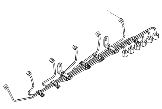 612630080181 High-pressure Fuel Pipe Assembly Baudouin High Quality OEM
