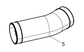 612700120016 Intake Connecting Pipe Baudouin High Quality OEM