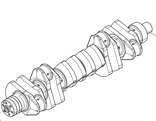 612630020220 Crankshaft Baudouin High Quality OEM