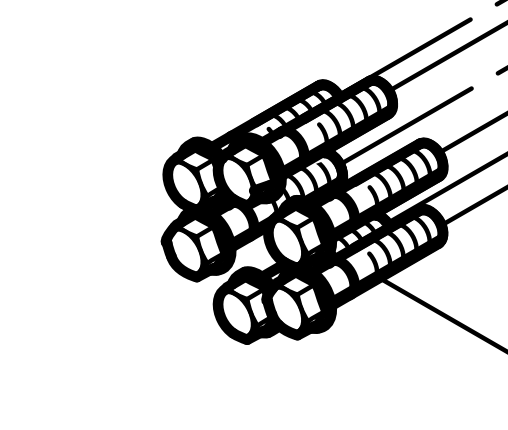 330202000247 Hexagon Flange Bolt Baudouin High Quality OEM