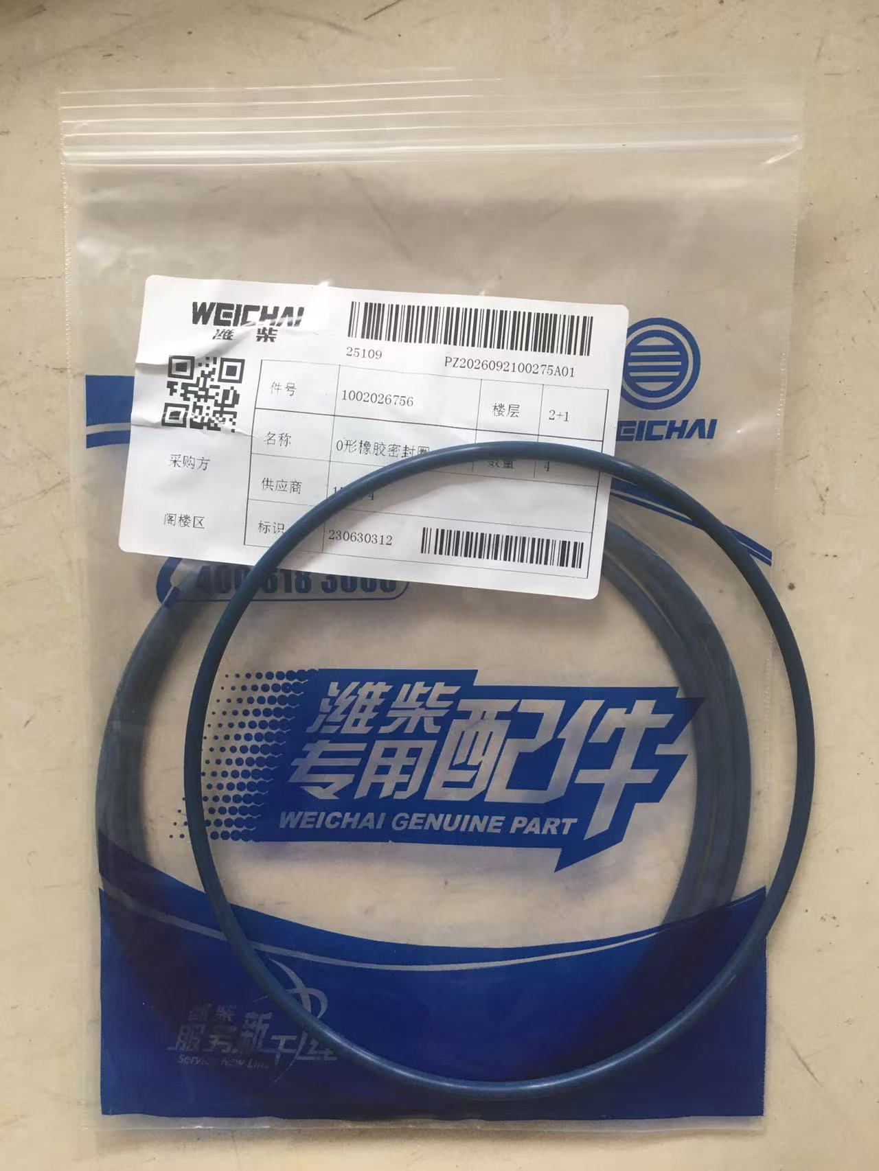 1002026756 O-Ring Baudouin High Quality OEM