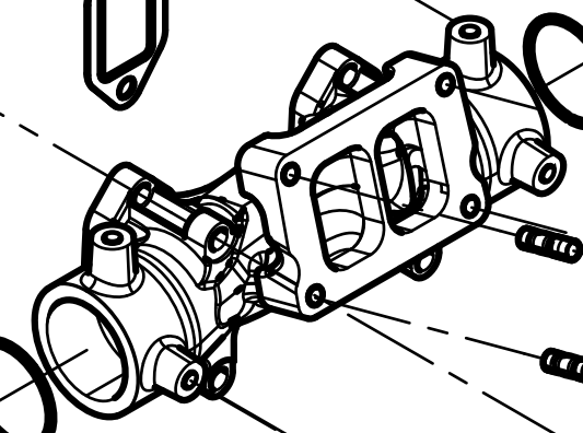 612630110294 Exhaust Manifold Baudouin High Quality OEM