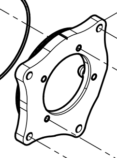 331005000252 Fuel Injection Pump Flange Baudouin High Quality OEM