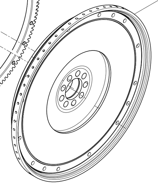 612630020067 Flywheel Baudouin High Quality OEM