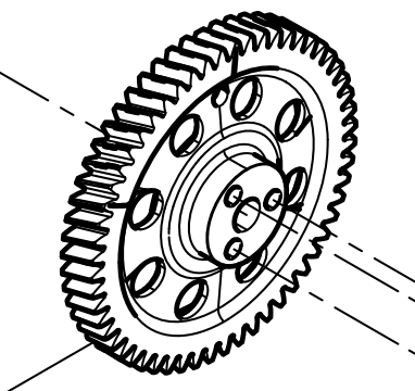 612700030002 Camshaft Timing Gear Baudouin High Quality OEM