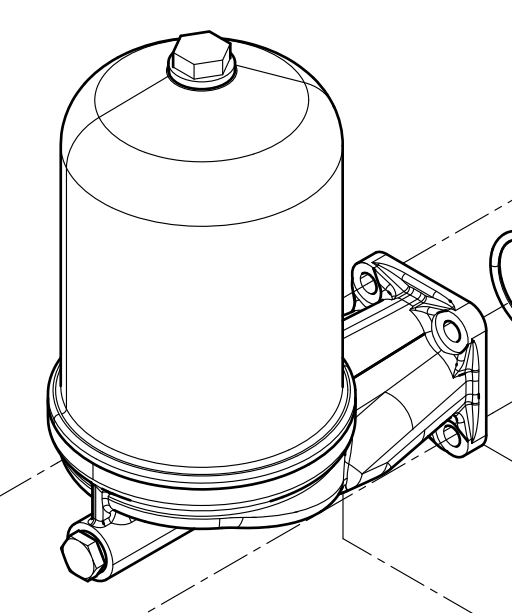 X6276.790 Centrifuge filter assembly Baudouin High Quality OEM