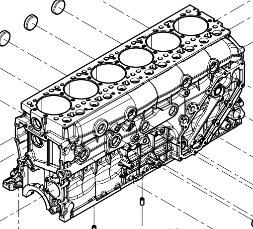 612700010153 Cylinder Block Baudouin High Quality OEM