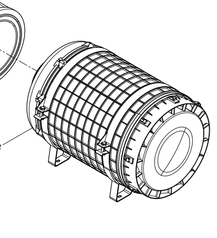 1000663870 Air Filter Housing Baudouin High Quality OEM
