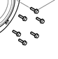 9000000602 Hexagon Flange Bolt Baudouin High Quality OEM