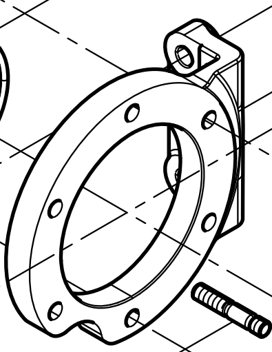 1001219194 Water Pump Bracket Baudouin High Quality OEM