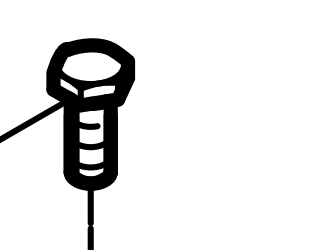 90011350108 Hexagon Head Bolt Baudouin High Quality OEM