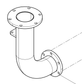 612700110006 Exhaust Connecting Pipe Baudouin High Quality OEM