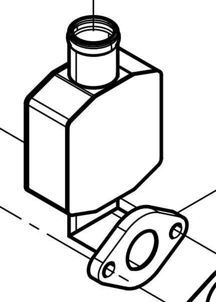 331001000473 Crankcase Breather Baudouin High Quality OEM