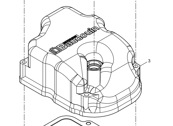 331001000251 Cylinder Head Cover Baudouin High Quality OEM
