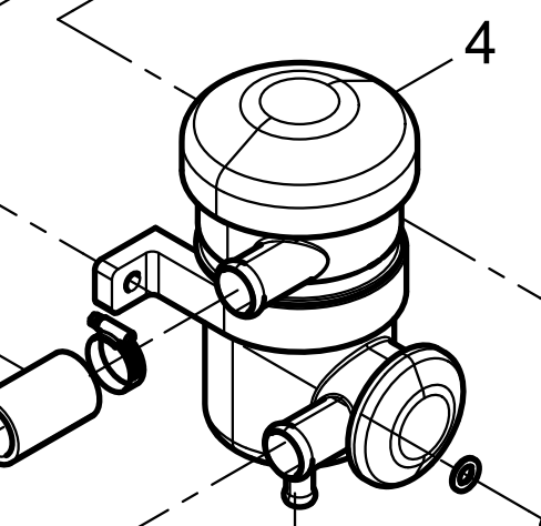 612630060015 Oil-gas Separator Baudouin High Quality OEM