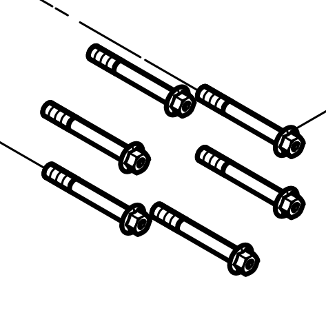 90011350117 Hexagon Head Bolt Baudouin High Quality OEM