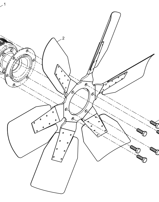 1001751607 Fan Baudouin High Quality OEM