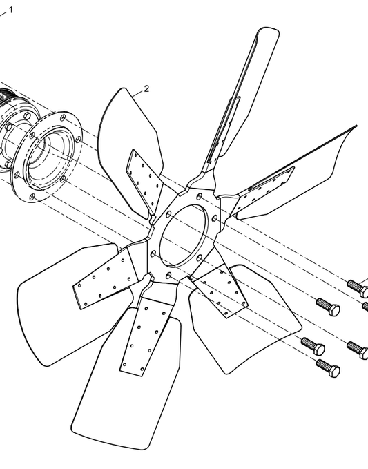 1001751607 Fan Baudouin High Quality OEM