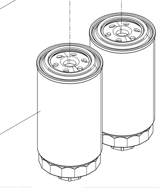 1000422384 Fuel Filter Element Baudouin High Quality OEM