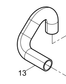 1000780323 Oil Connecting Rubber Pipe Baudouin High Quality OEM