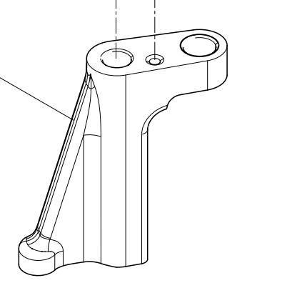 612630050010 EVB Bracket Baudouin High Quality OEM