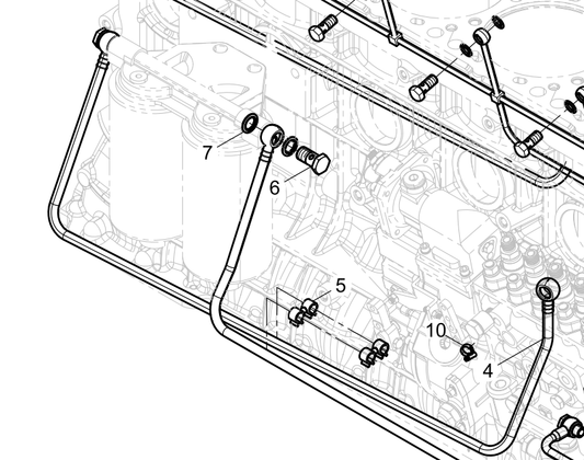 612630080442 Fuel Pipe Baudouin High Quality OEM