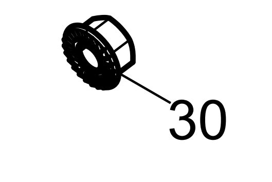612600061720 Prevailing Torque Type Hexagon Nut with Flange Baudouin High Quality OEM