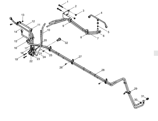 1000060276 Fuel-inlet Pipe Assembly Baudouin High Quality OEM