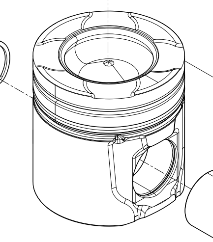 612630020152 Piston Baudouin High Quality OEM