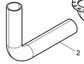 1000685954 Coolant Connecting Rubber Pipe Baudouin High Quality OEM